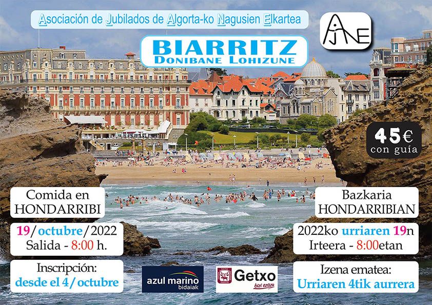 Biarritz y Donibane Lohizune (País Vasco-francés)